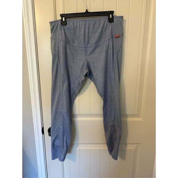 Nike Women’s Dri-Fit One Luxe Gray Mid-Rise Plus Size Workout Leggings Size 1X - Picture 1 of 6